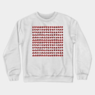 Skull Army Red Crewneck Sweatshirt